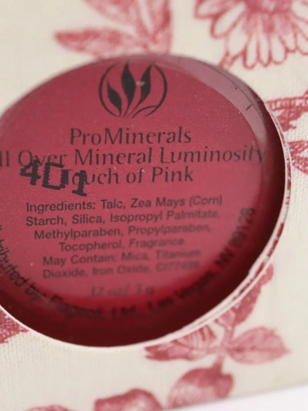 Serious SkinCare ProMinerals All Over Luminosity Powder TOUCH of PINK 3 gram NEW